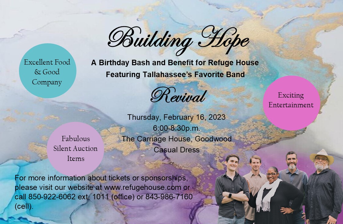 Refuge House serving the Big Bend Area of North Florida